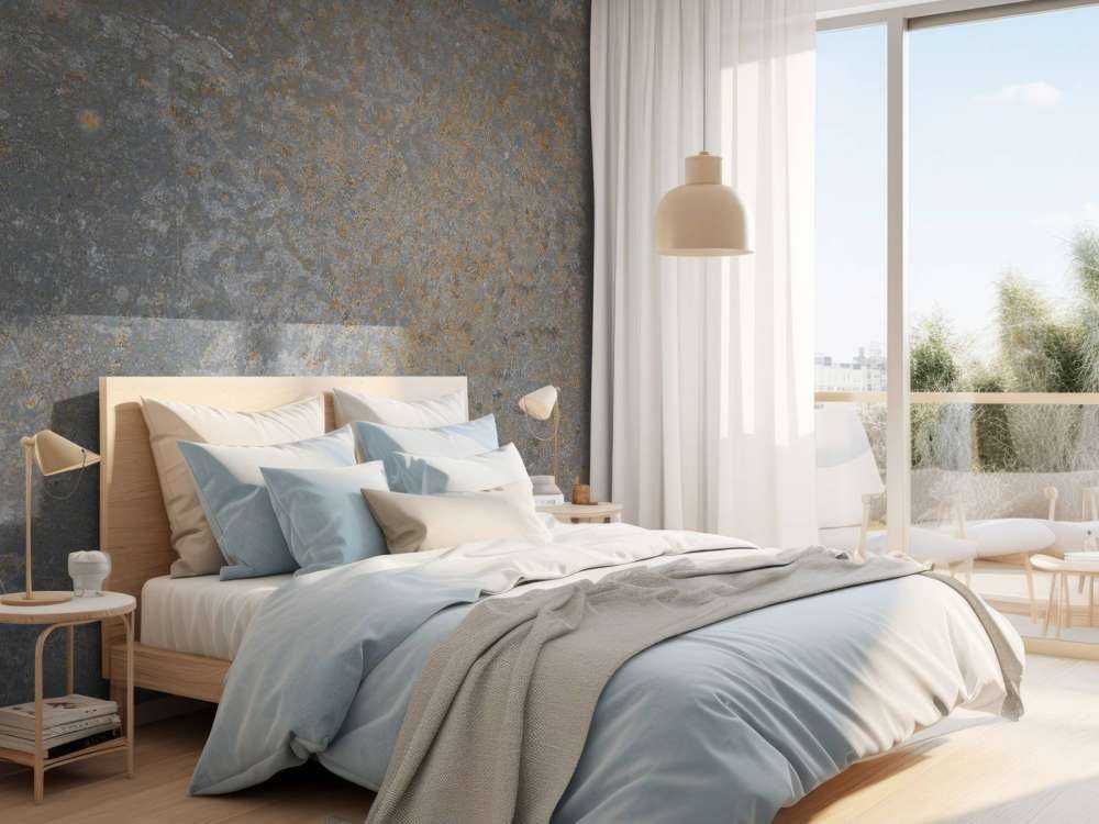 Patine métallique brute et altérée