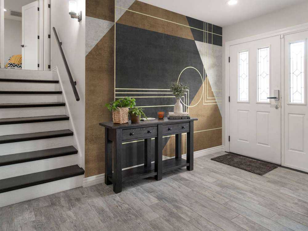 Lignes dorées art déco