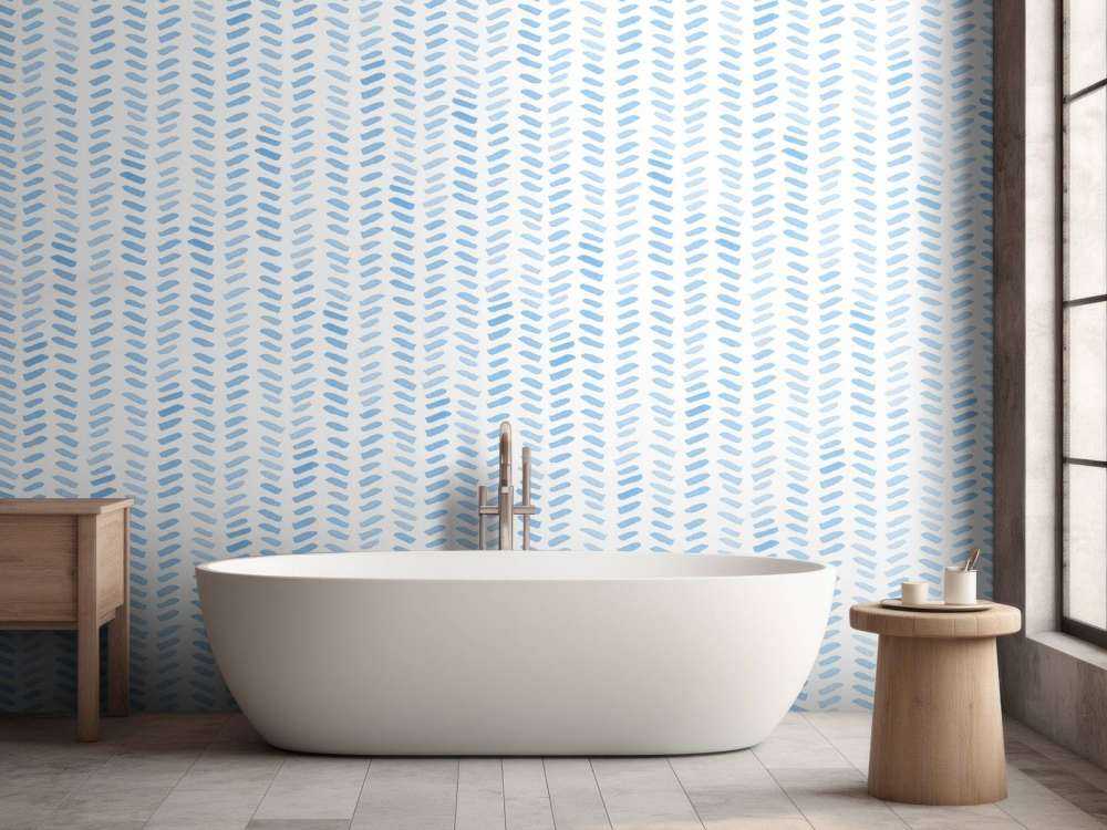 Motif Tirets bleus