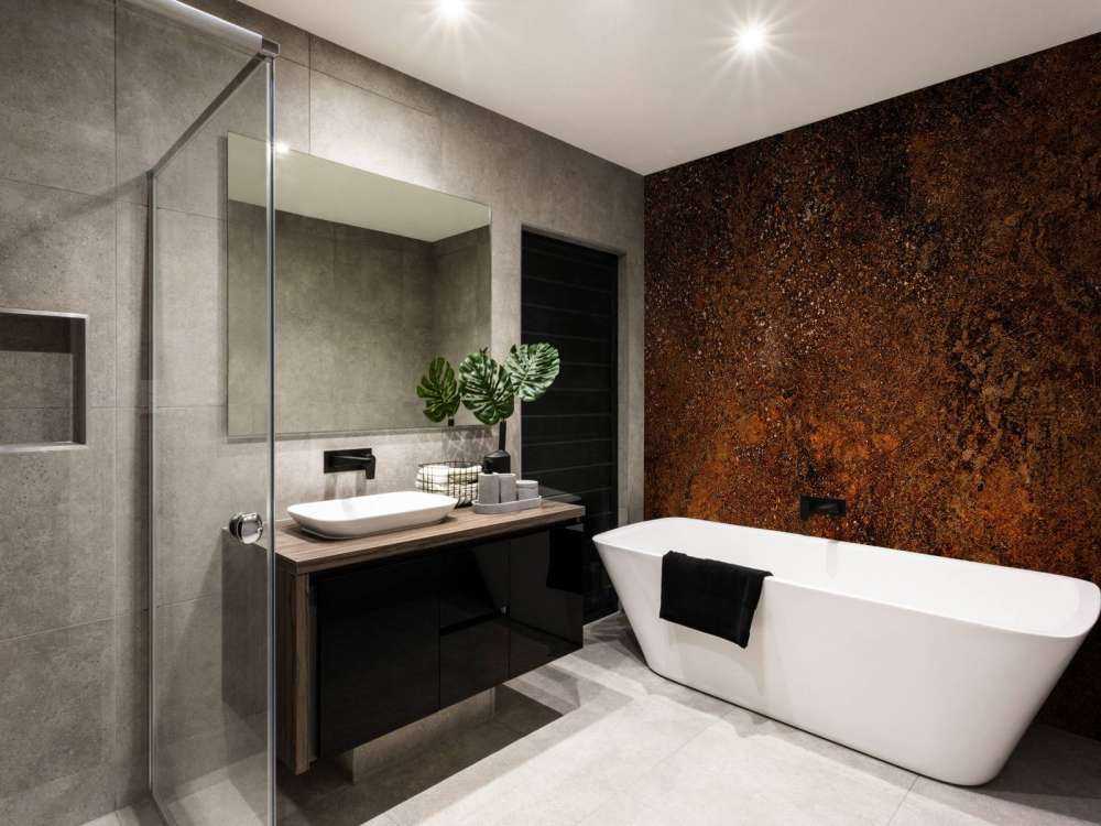 Structure brune rouillée