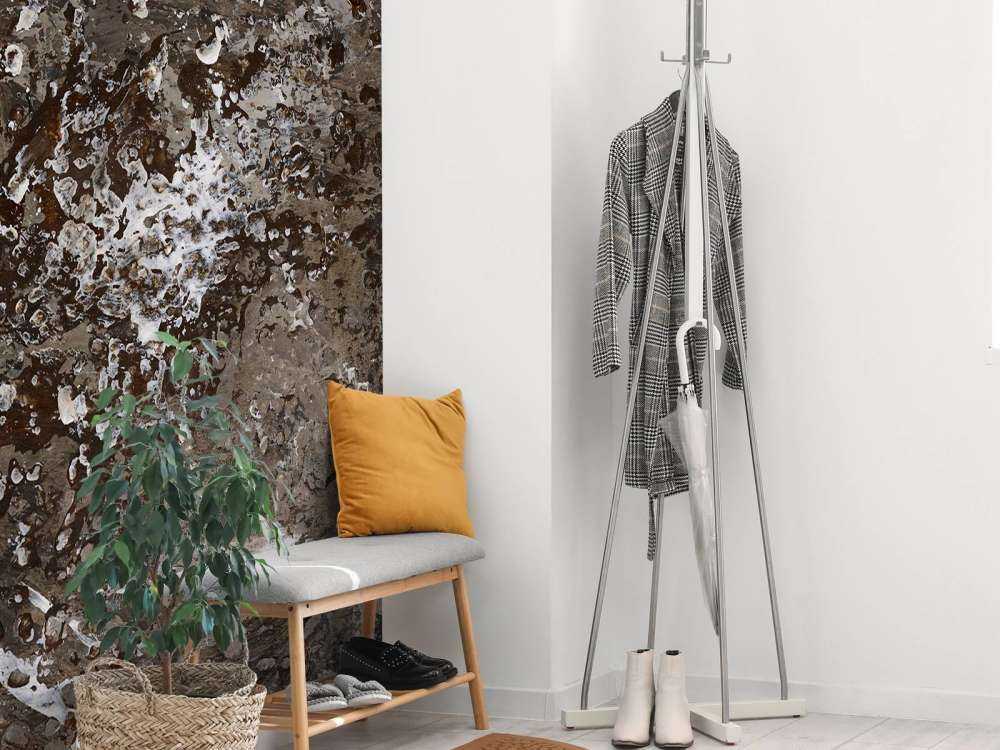 Structure peinte en anthracite