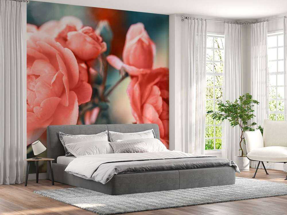 Rameau de roses sans branches