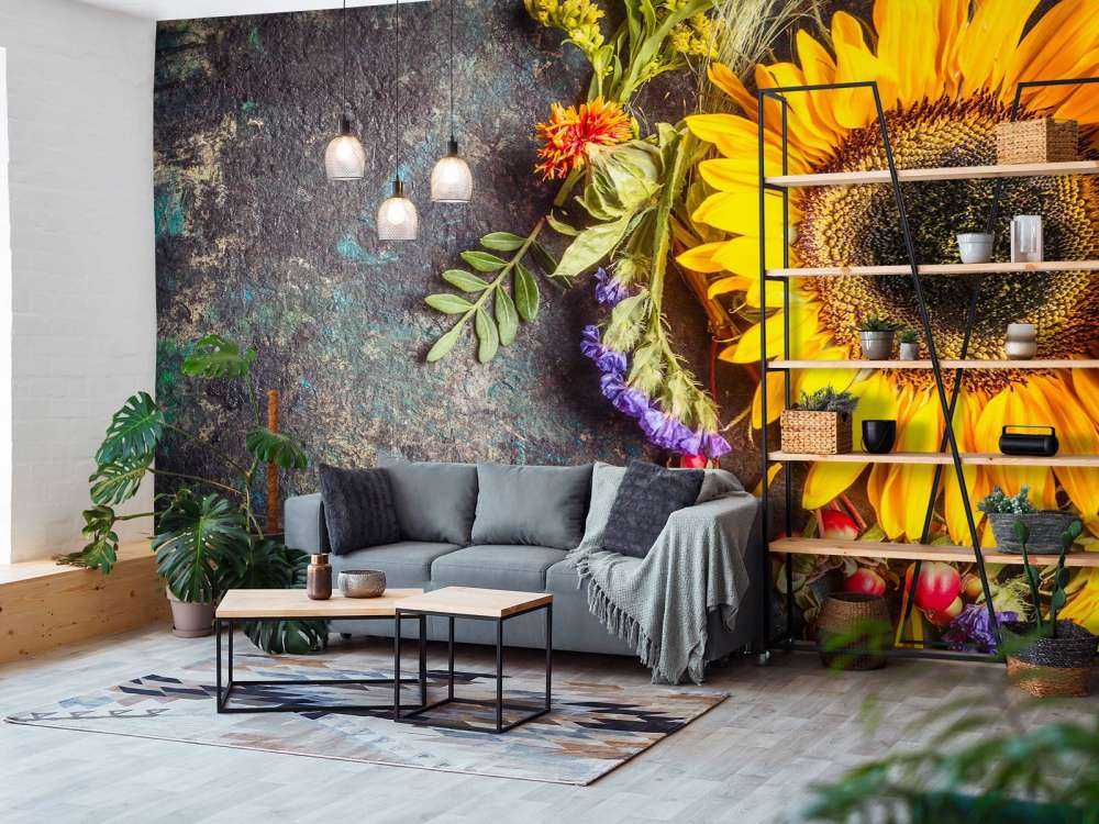 Statue florale d'automne