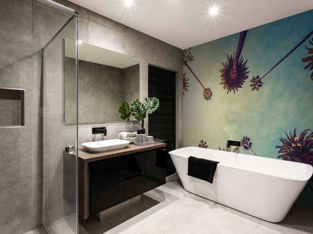 Vue de dessous des palmiers