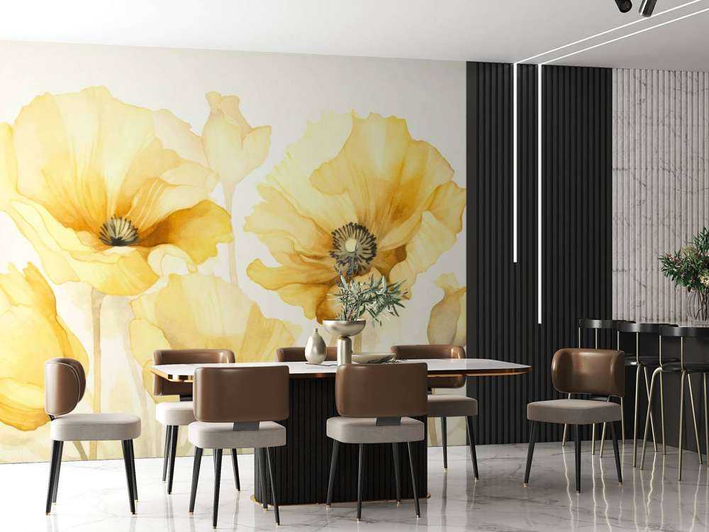 Poppy petal summer serenade yellow