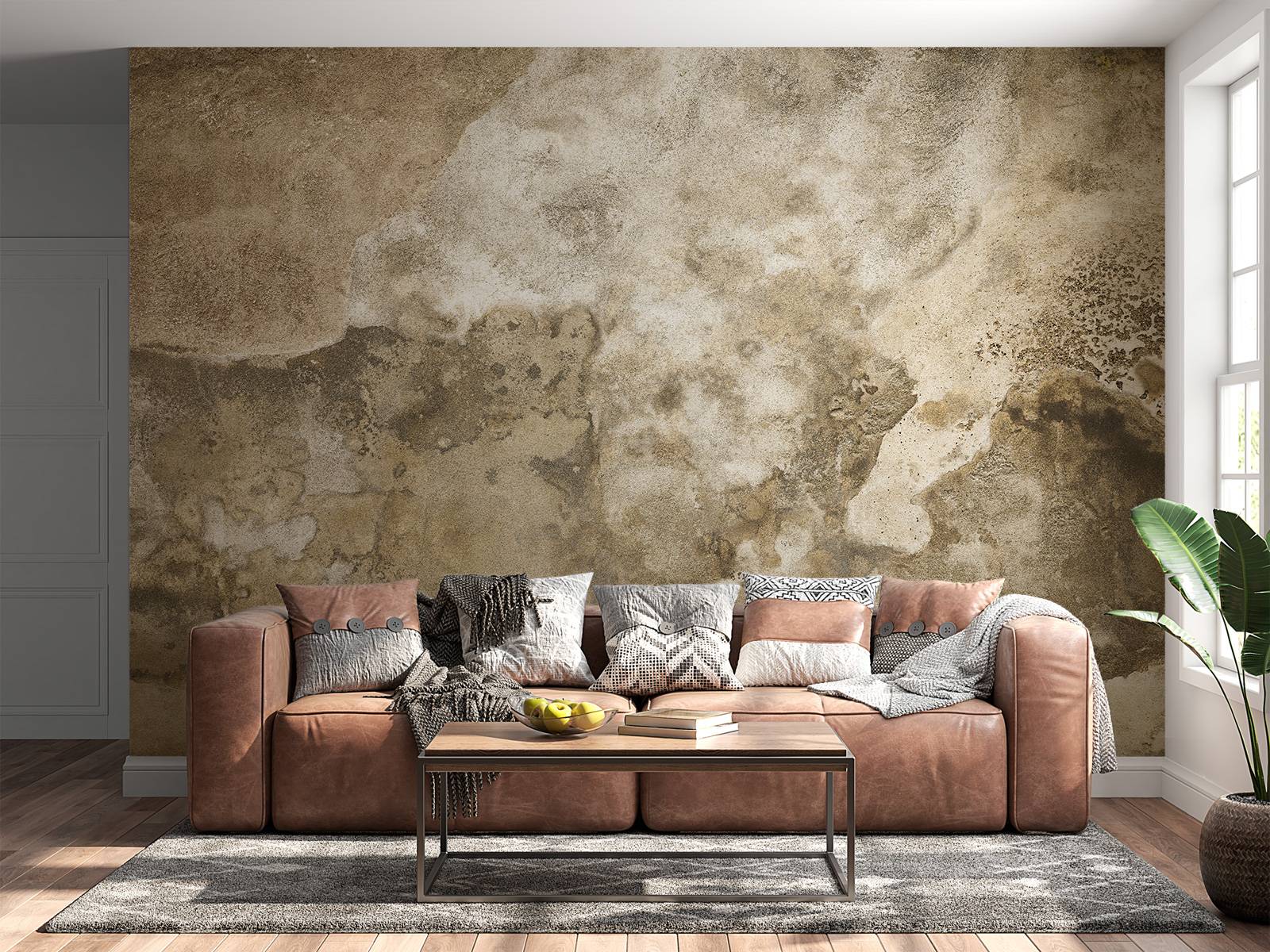 Mur en béton stratifié