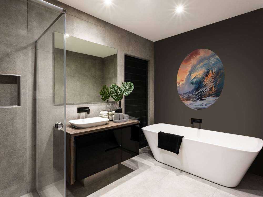 A Wave over the Sunset