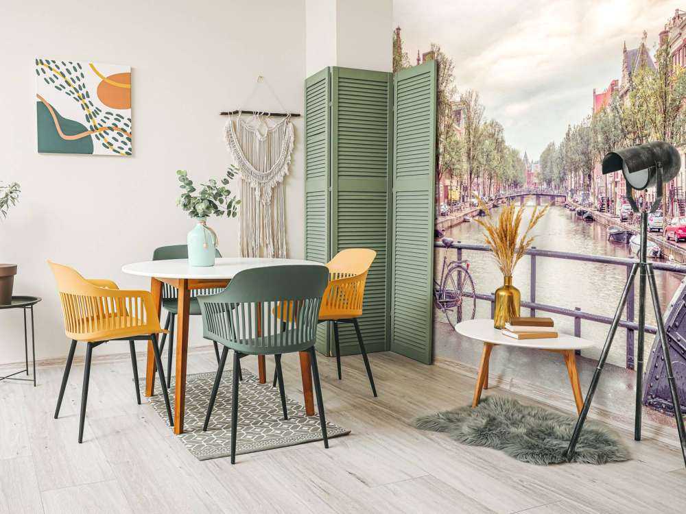 Amsterdam sous les nuages