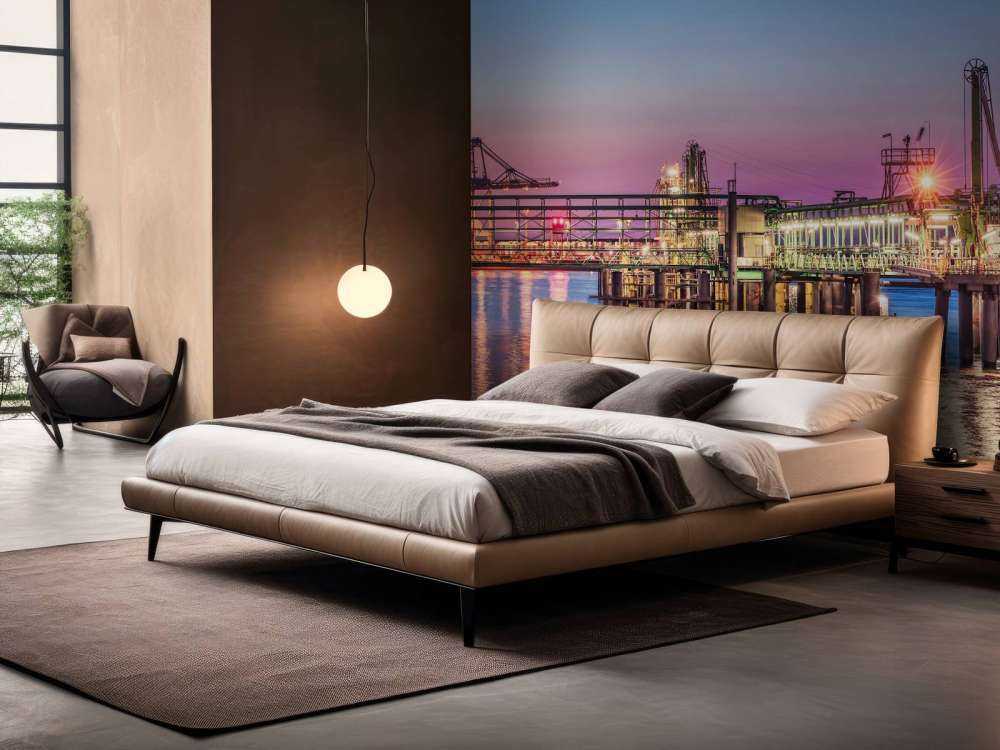 Port d'Anvers au coucher du soleil