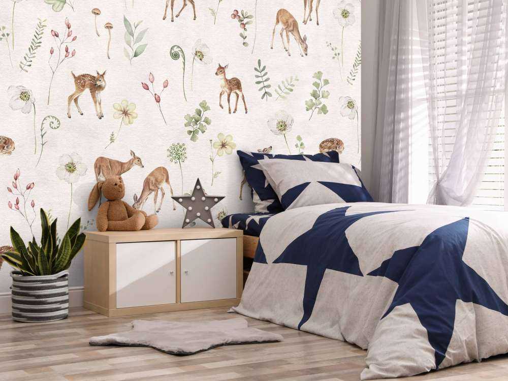 Dancing Deer - White - 120