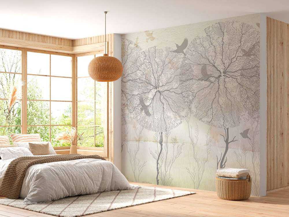 Graphic Trees - Yellow