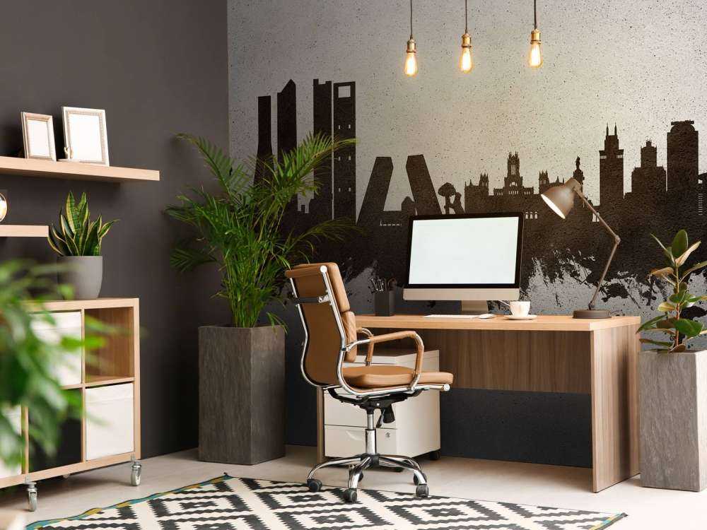 Aquarelle skyline, Madrid