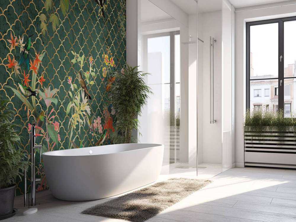 Élégance de la jungle avec de l'or