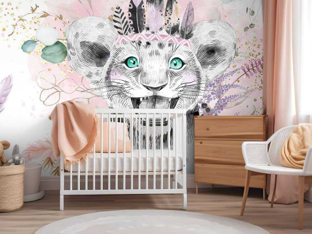 Lionne forêt féérique