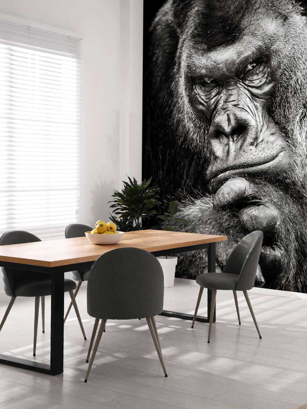 Gros plan d'un gorille