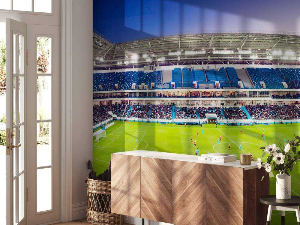 Panorama du stade de football