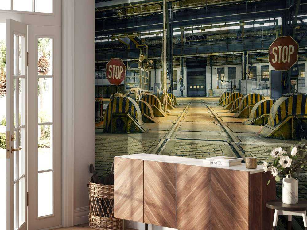 Hall industriel désaffecté