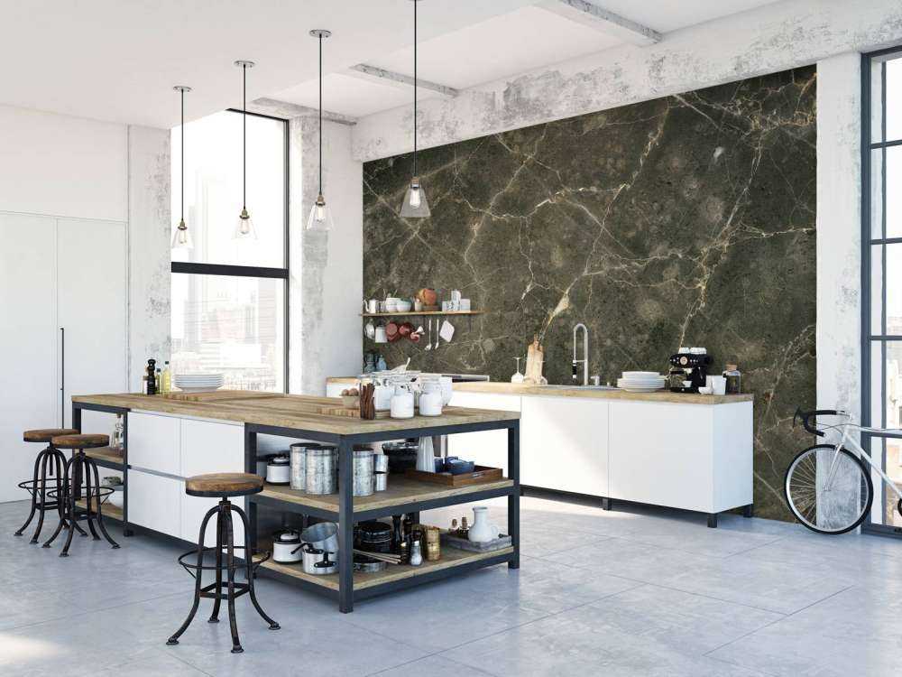 Marbre à structure grossière