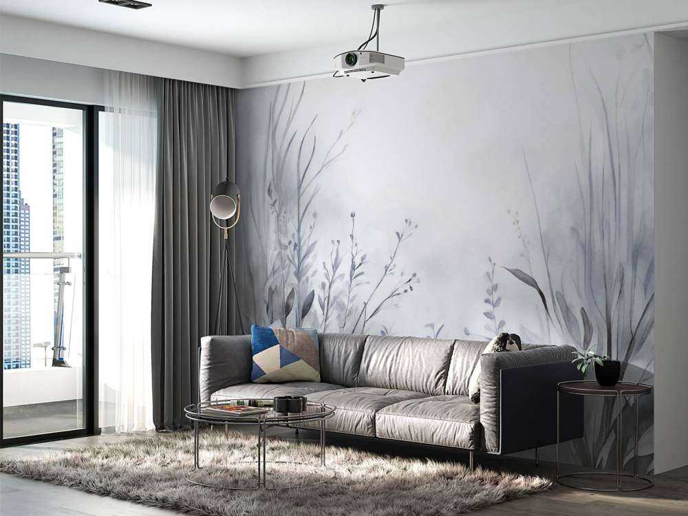 Jardin de paix - bleu frais