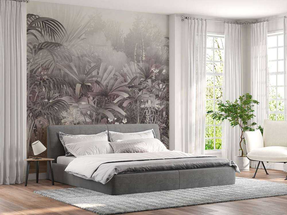 Matin dans le Jardin Tropical Violet