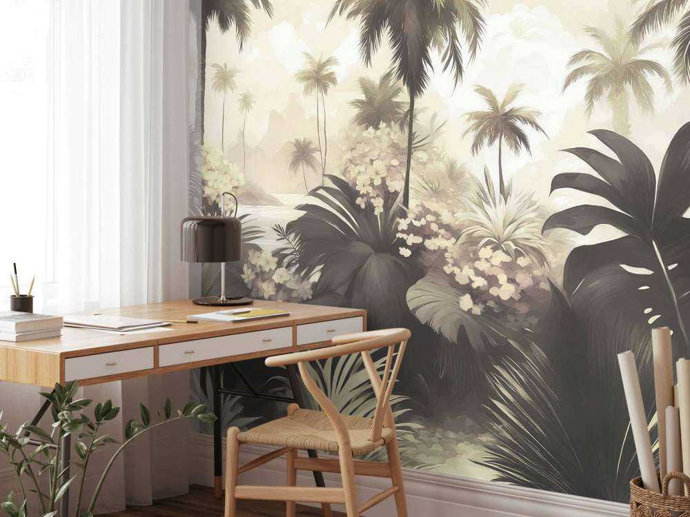 Souffle des tropiques Vert Foncé