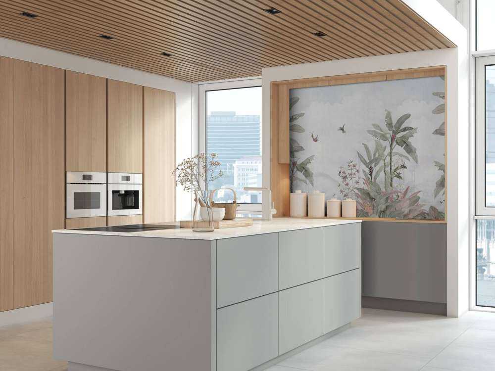 Colibris parmi les feuilles tropicales