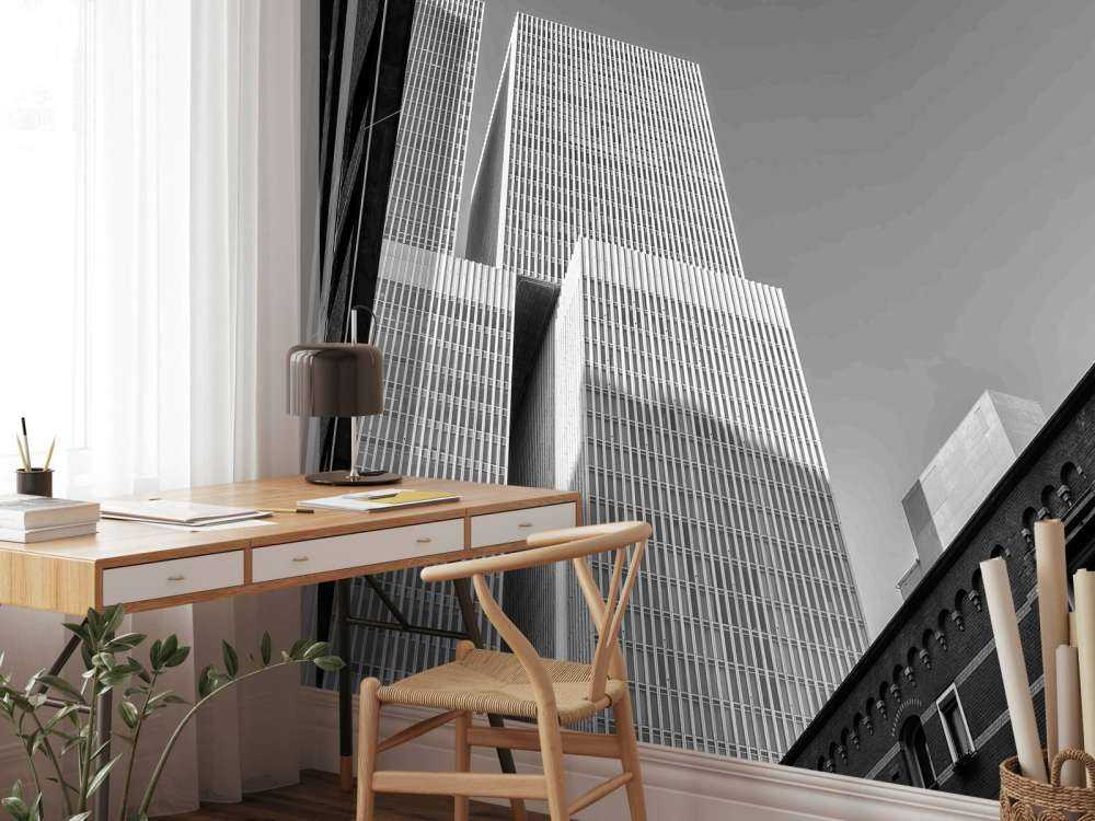 Contraste architectonique à Rotterdam