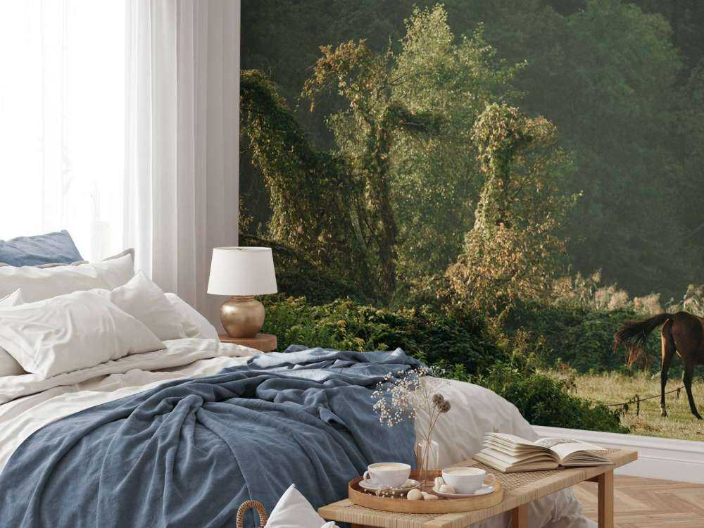 Chevaux dans la Forêt Enchantée