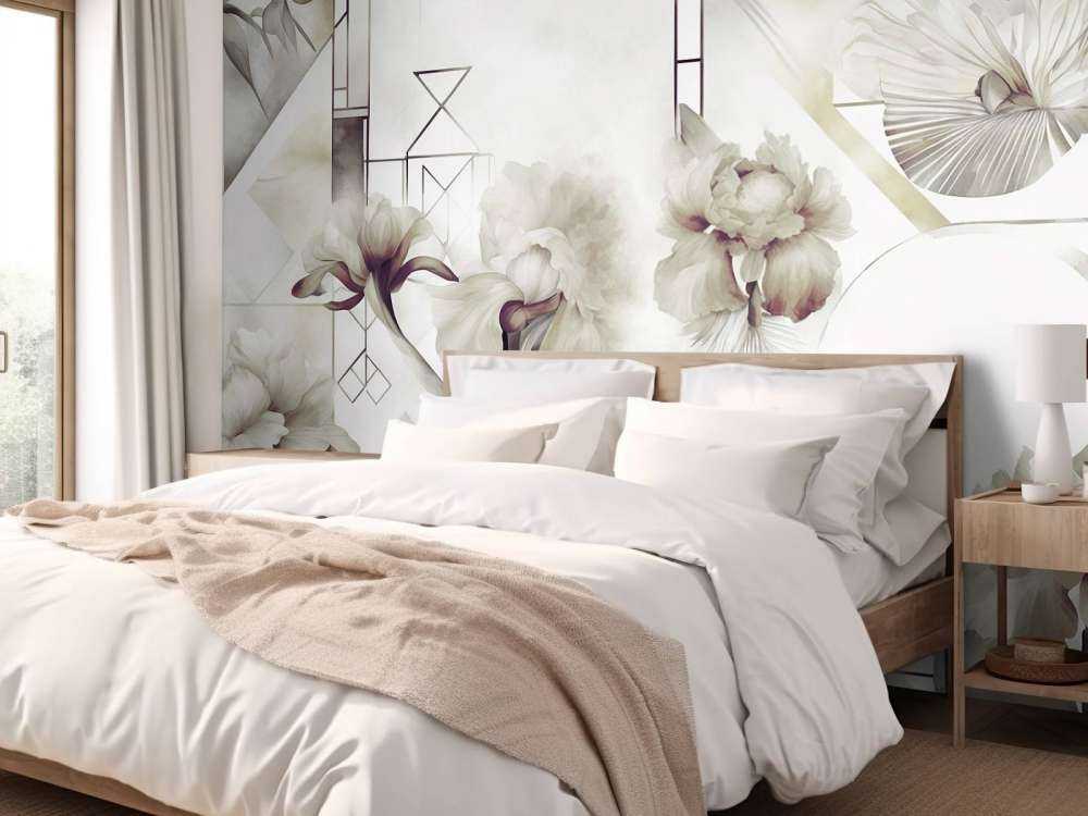 Géométrie Aquarelle Verte