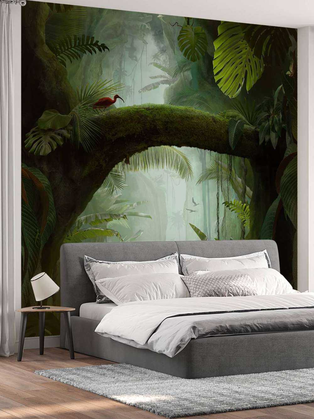 Couple de tigres dans la jungle