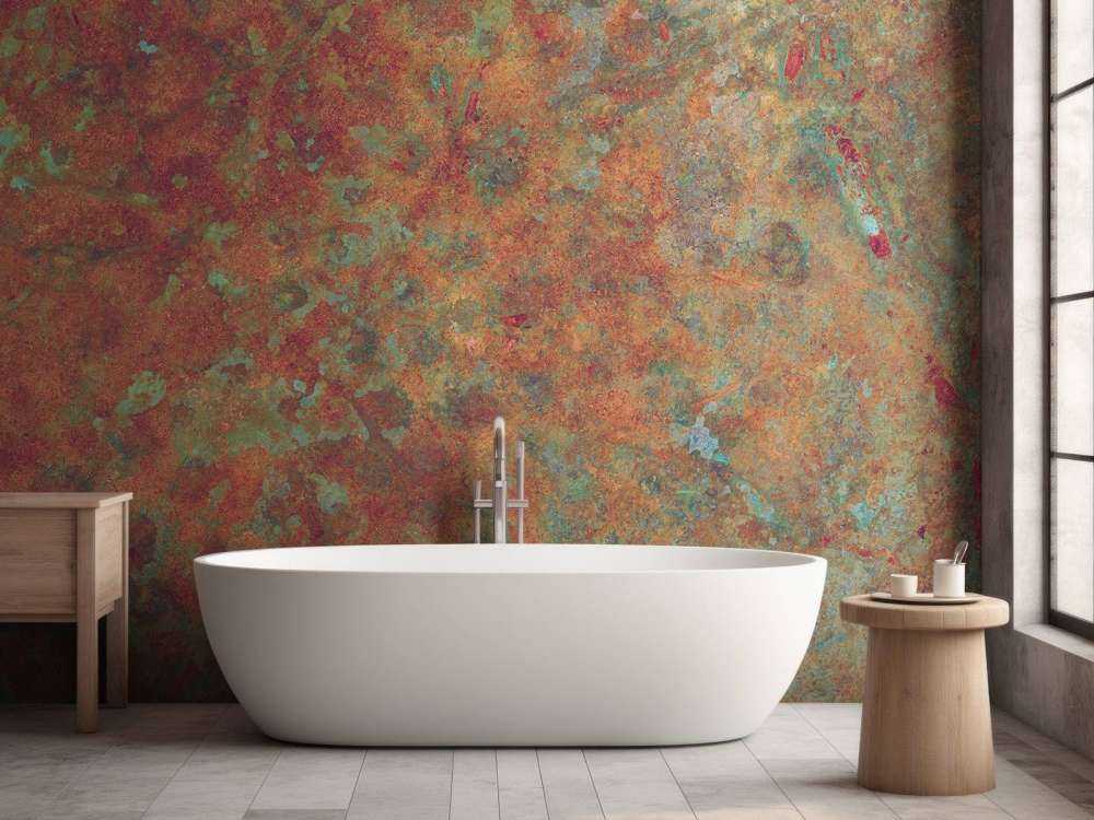 Métal industriel oxydé