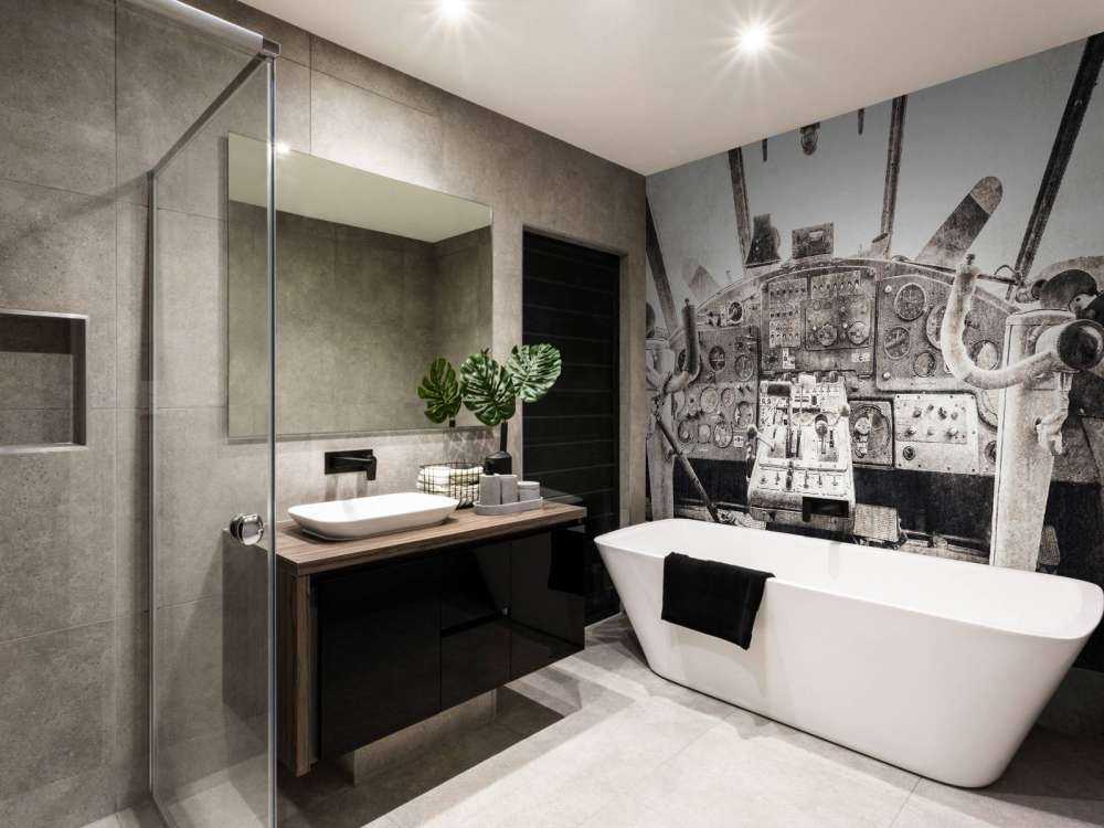 Cockpit d'avion en sépia