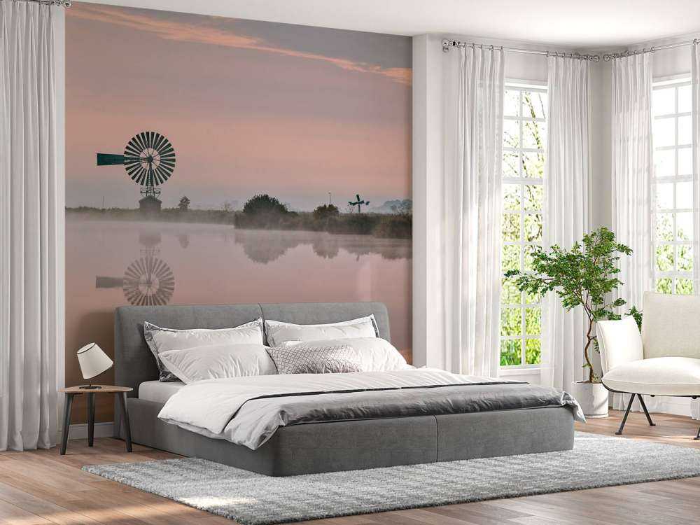 Moulin à vent en métal