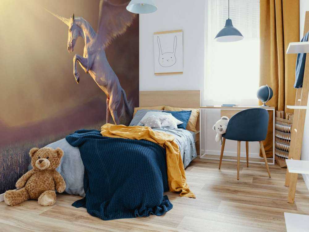 Licorne avec des ailes