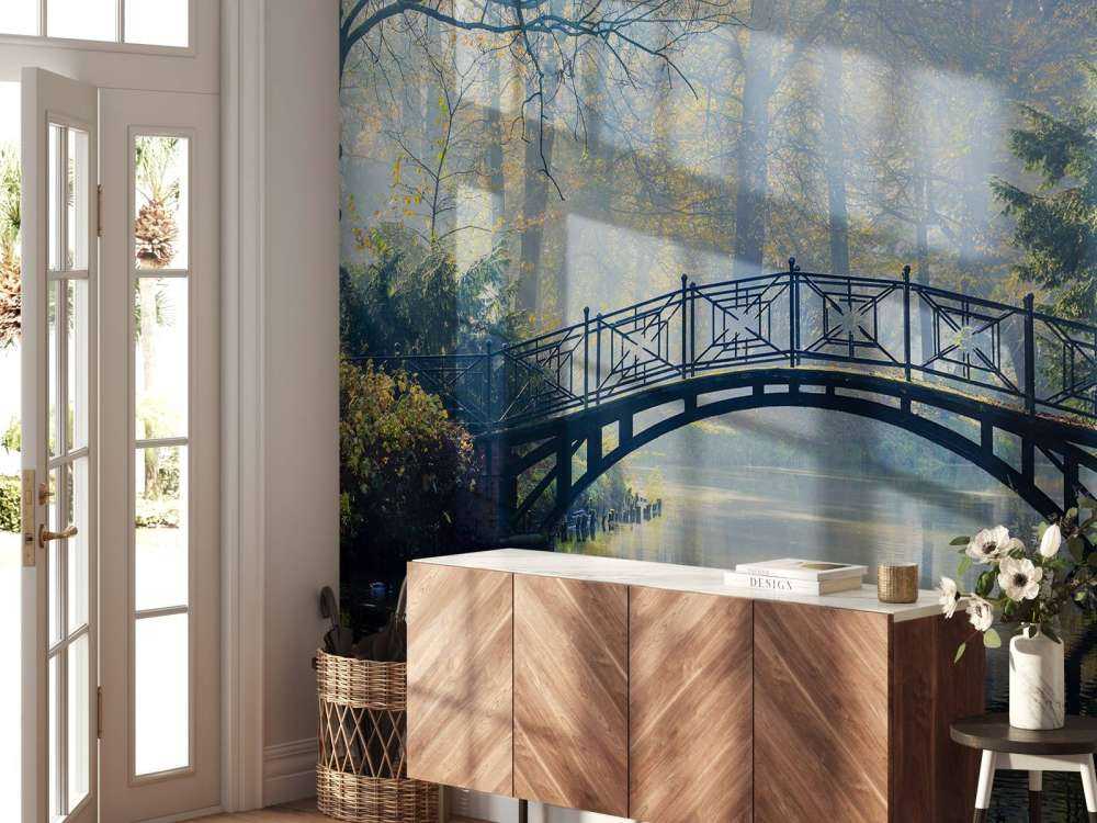 Vieux pont en automne