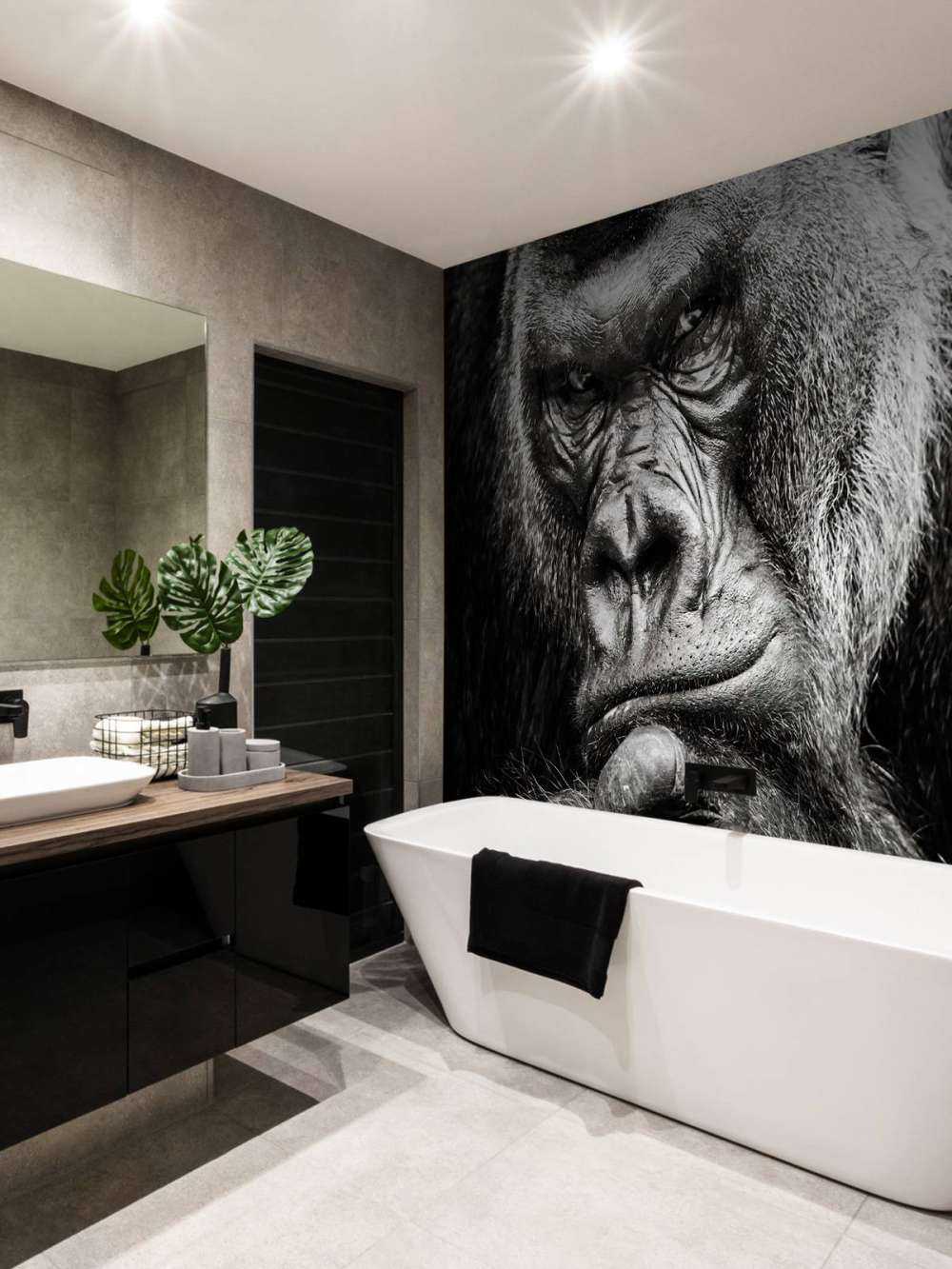 Gros plan d'un gorille