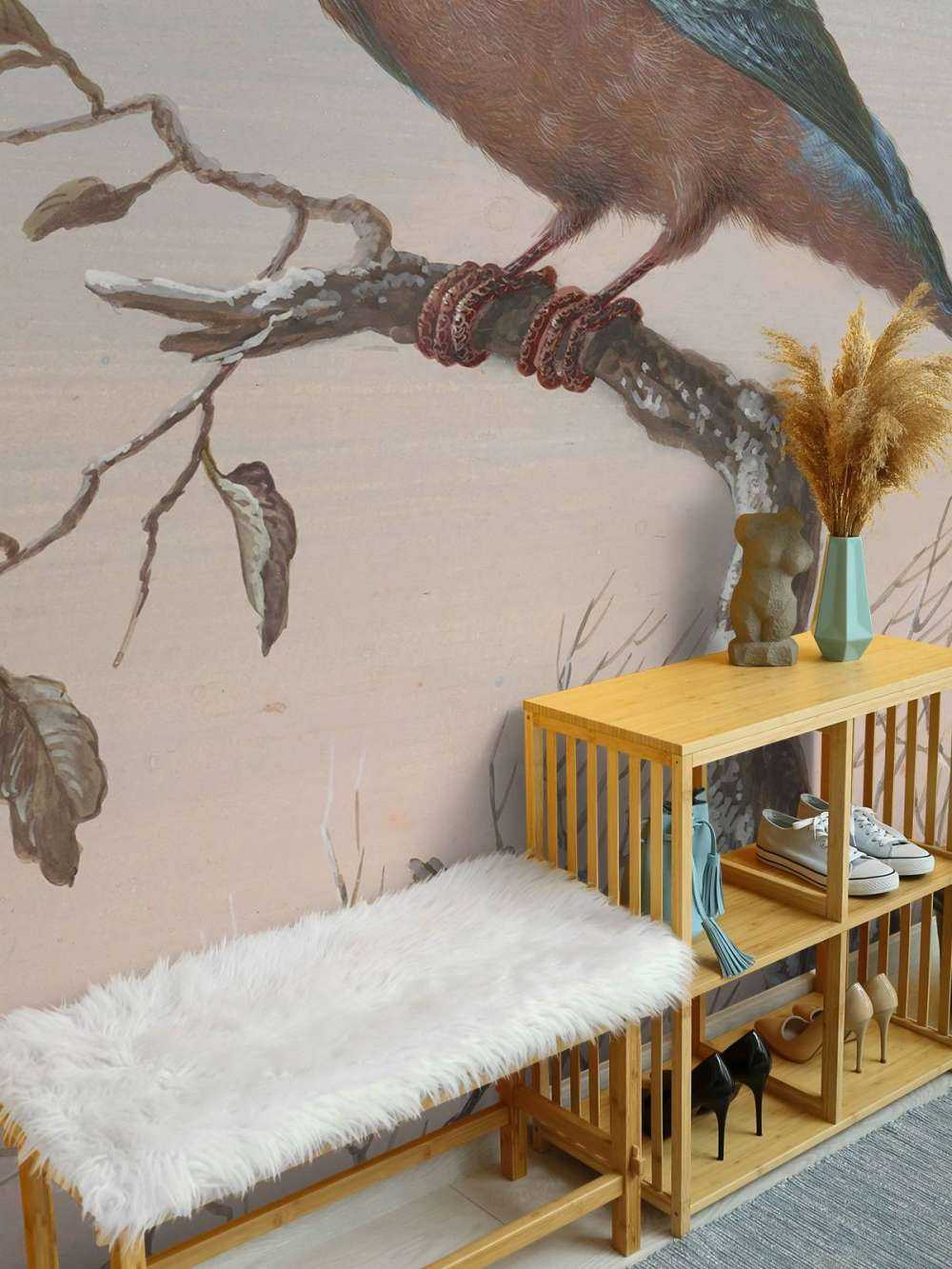 Martin-pêcheur peinture