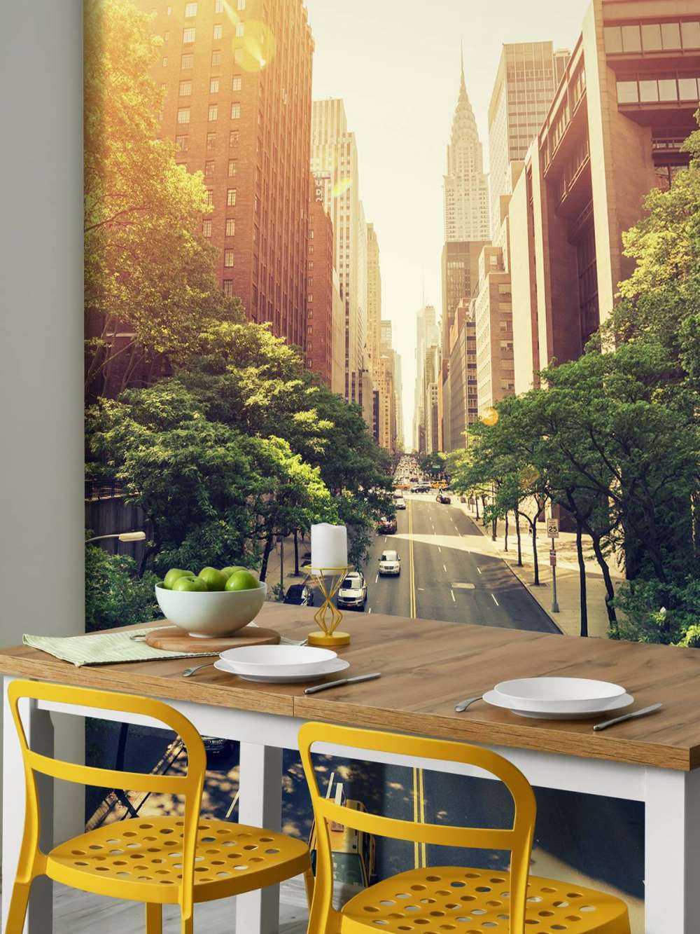 Autoroute à travers une ville