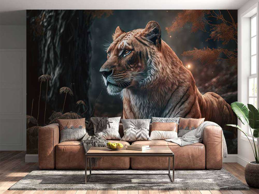 Illustration d'un lion