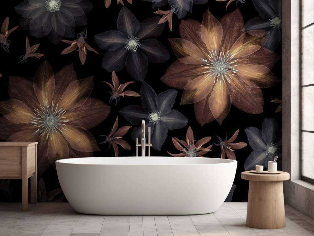 Fleurs de clématites