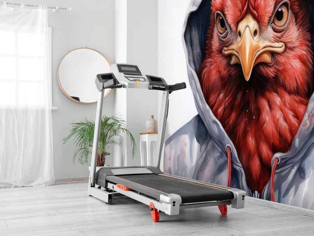 Poulet de dessin animé à l'aquarelle en sweat à capuche