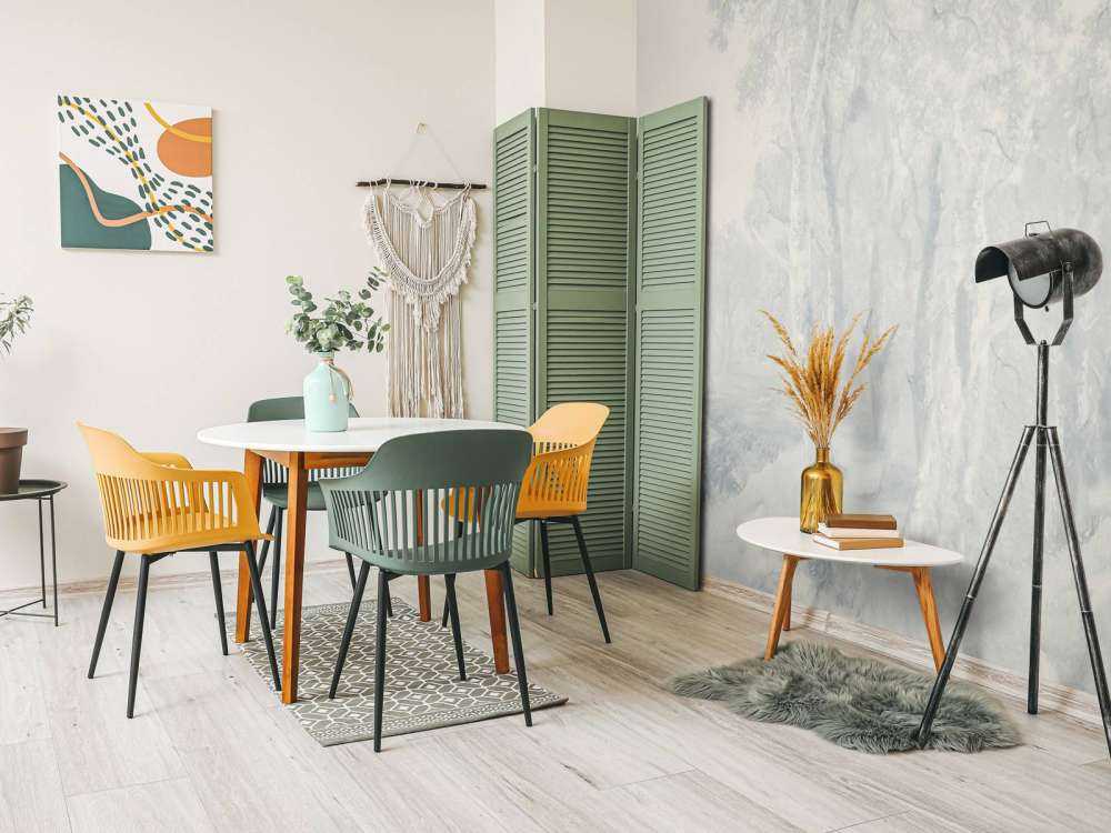 Paysage forestier panorama bleu