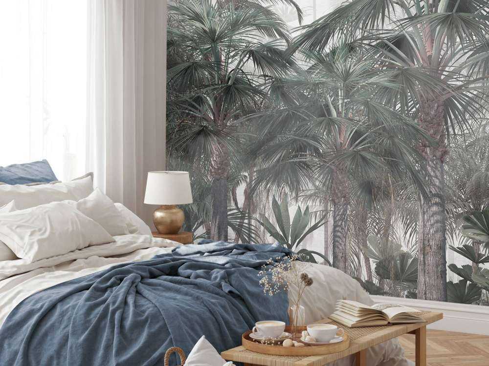 Sérénité Crépusculaire des Palmiers