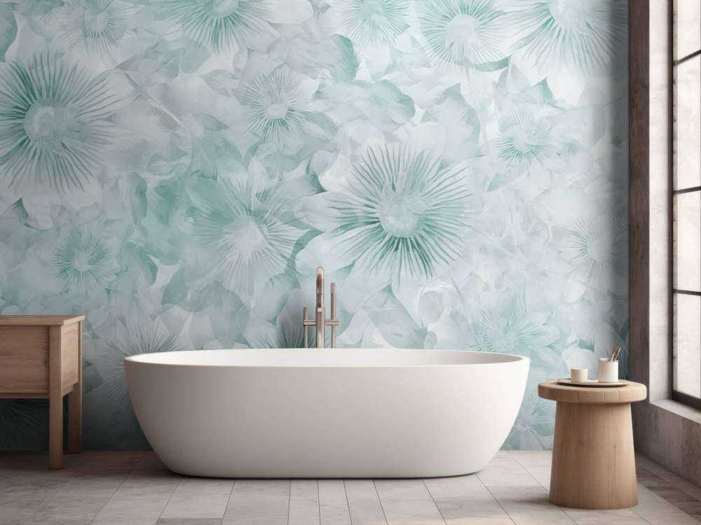 Élégance Botanique Aquarelle Menthe Glacée