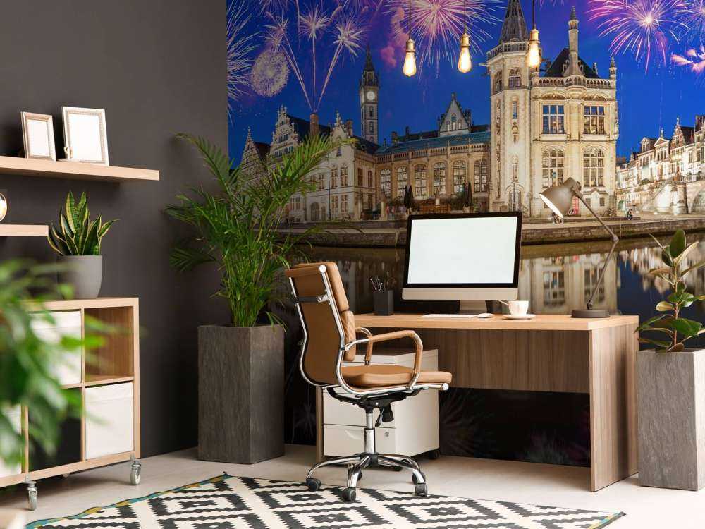 Feux d'artifice sur Gand