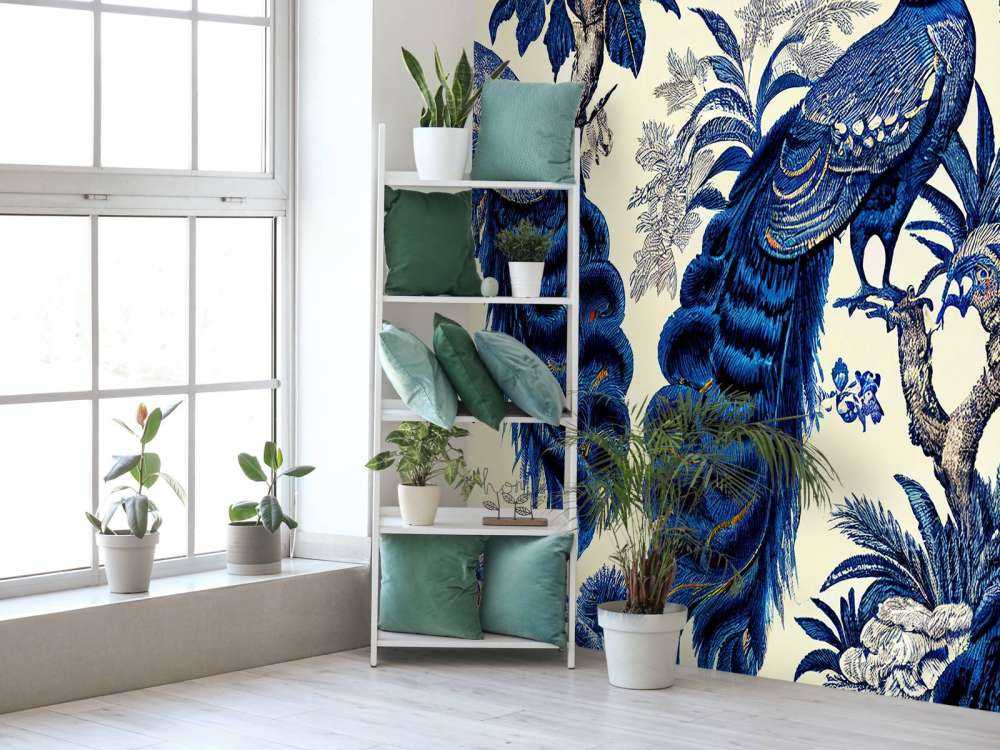 Splendeur&#x20;du&#x20;paon&#x20;bleu&#x20;royal