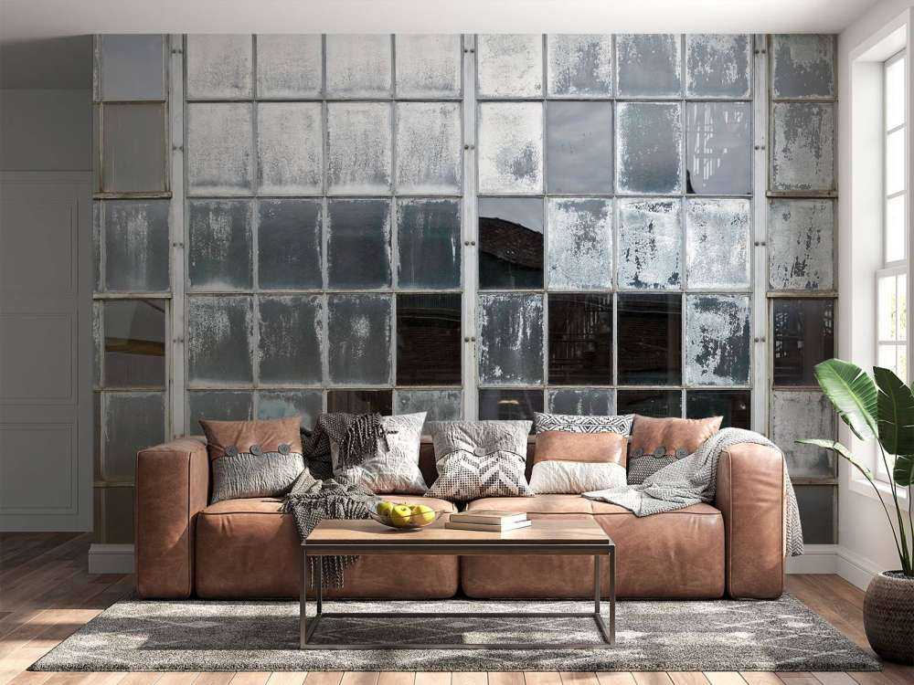 Ancienne fenêtre d'usine