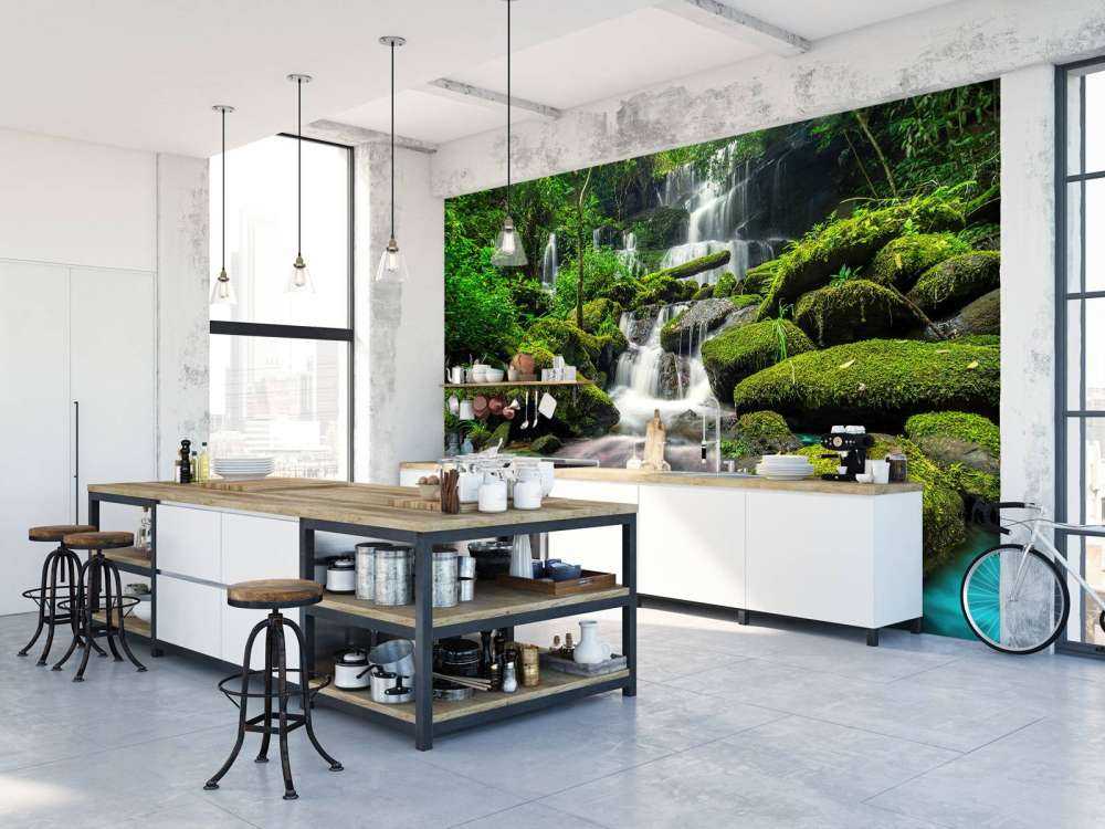 Chute d'eau dans une jungle