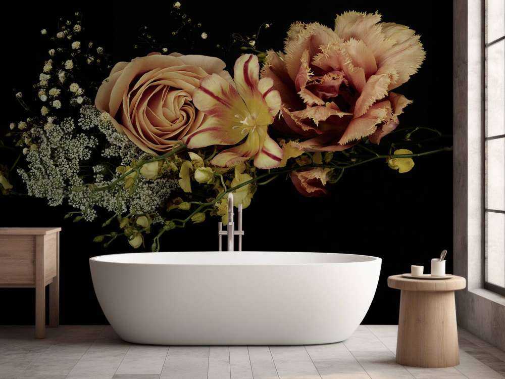 Guirlande de fleurs Vintage