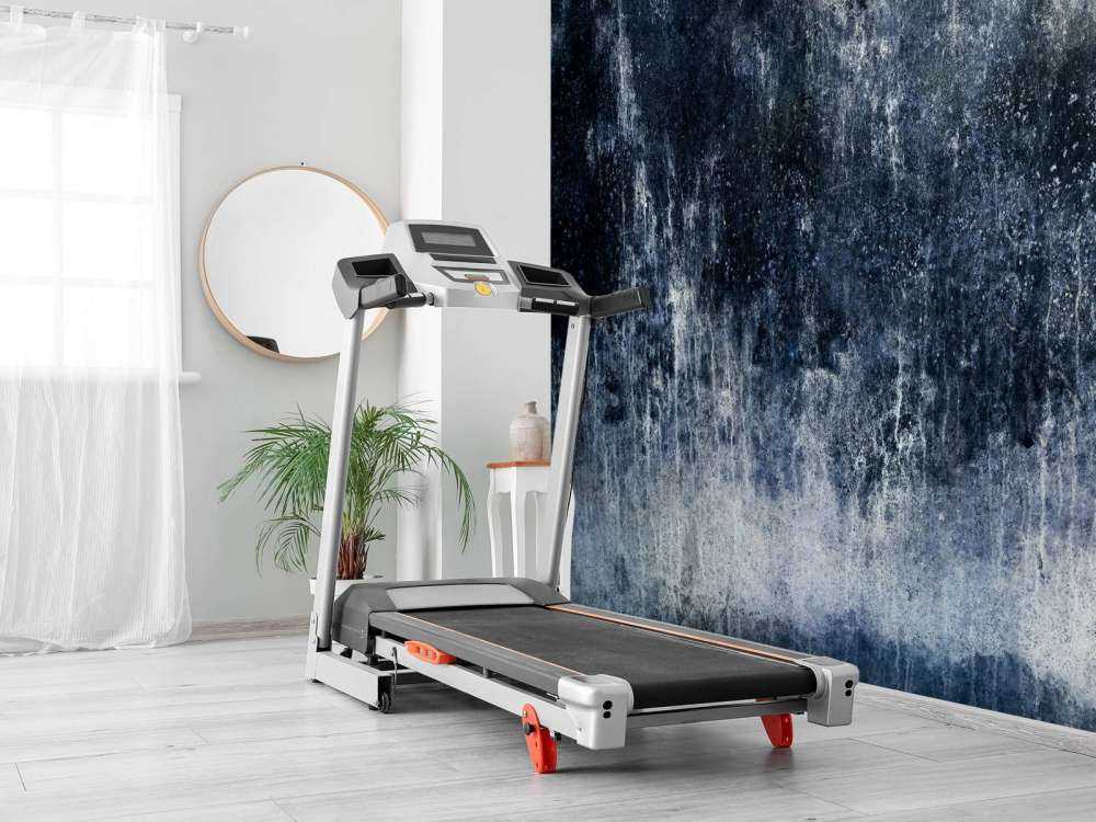 Mur bleu vieilli par les intempéries